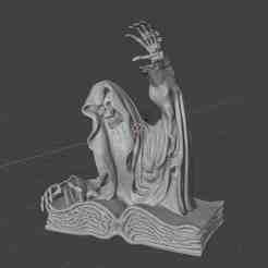 The Keeper of Forbidden Pages – Undead Lich/Vampire Boss Miniature