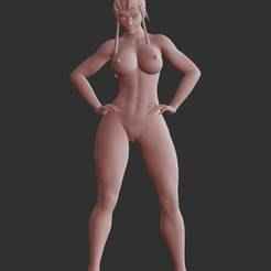 Thicc Anime Babe Lewd Pose NSFW 3D Model