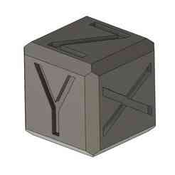 Tomeck's XYZ Calibration Cube 20x20x20mm