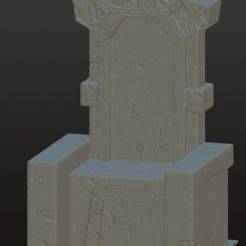 Saint Seiya Poseidon throne and holding vessel