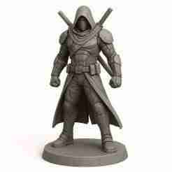 ⚔️ Warrior in Chill Position 3D Model | Relaxed Hero Pose | Showpiece & Keychain Collectible