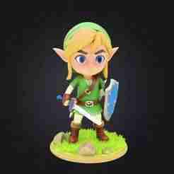 Zelda Figurine with Base | Legend of Zelda Inspired 3D STL Model