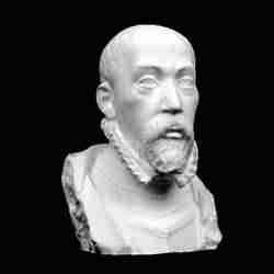 Bust of a nobleman at The National Art Museum of Copenhagen, Denmark