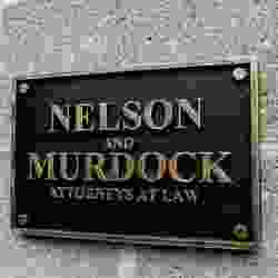 Daredevil Nelson and Murdock Attorneys at Law Sign