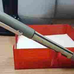 Desk note paper holder (including pen stand)