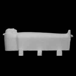Marble anthropomorphic sarcophagus