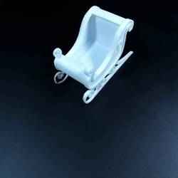 Salt and Pepper Sleigh Holder “Tinkercad Christmas”