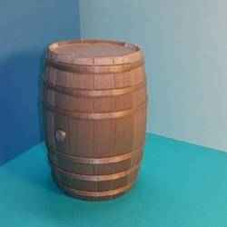 Tonneau - Puzzle - Barrel BORDEAUX - Option Tirelire - Piggy Bank
