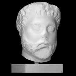 Unknown man's head