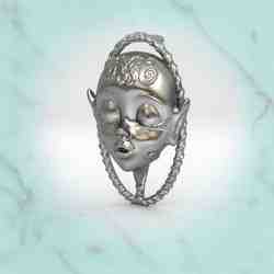 Zarianna the Nymph; scent locket pendant