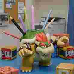 Bowser Mario Pencil Holder