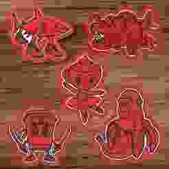 Brainrot Viral cutters x10 / cake cutter
