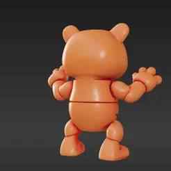 Festive Flexi Drummer – Articulated Figure with Playful Posture STL/3MF