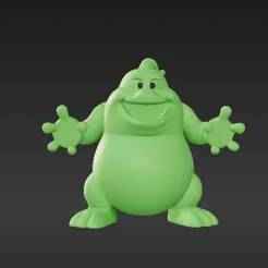 Floating Slime Spirit – Flexi Desk Toy with Swirl Tail Design