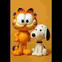 Garfield And Snoopy