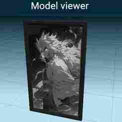 Lithopane - Demon Slayer Kyojuro Rengoku