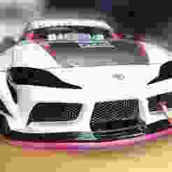 RC 1:10 GR A90 Supra front mesh with tow strap