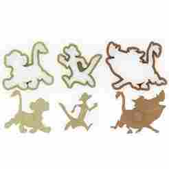 Simba, Timon & Pumba Walking Silhouettes Cookie Cutter Set