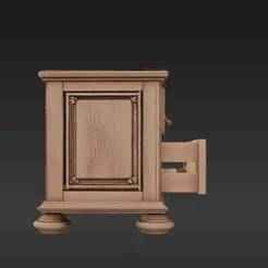Victorian Miniature Drawer – Ornate Design STL with Carved Details