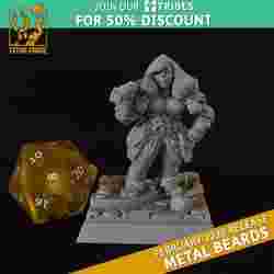 Elris Nobleaxe - Metal Beards - Titan Forge Miniatures February 2020