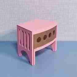 School Desk & Chair Set for Dolls