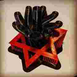 Star of David Menorah 2 Colors