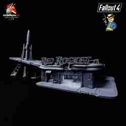 FALLOUT - MANZARA KIRMIZI ROKET + SERVO ZIRH T - 60