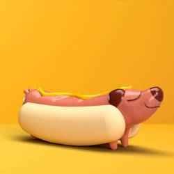 3D Modeling National Hot-dog Day