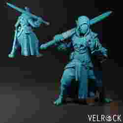 Male Elf Mercy Monk with Longsword (PRESUPPORTED)