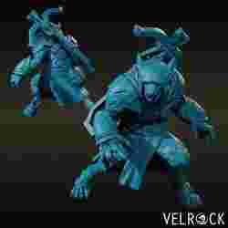 Male Werewolf Fighter with Crossbow and Claws (PRESUPPORTED)