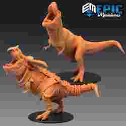 Tyrannosaurus Rex Roaring / Ancient Armored Dinosaur / Jurassic Hunter T-Rex