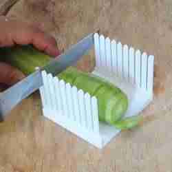 Vegetables cut grid
