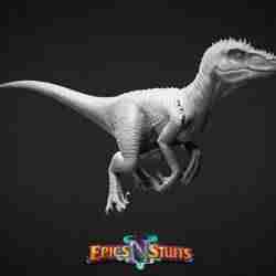 Velociraptor, Variation 3, Pose 1 Miniature - Pre-Supported
