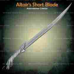 Altair Kısa Bıçak Cosplay Assassins Creed - STL Dosyası