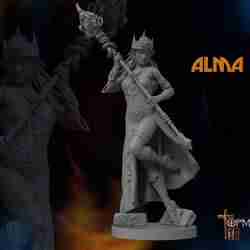 GUERRERA ALMA PARA JUEGOS DE ROLL