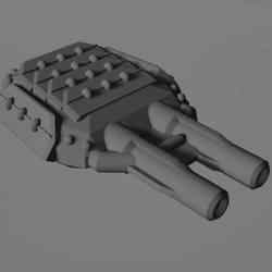 Lamellar plate Turret