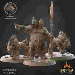 Ogre Lord and Wardogs/Hyena (Presupported)