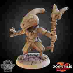 Parasaurolophus Wizard (pre-supported included)
