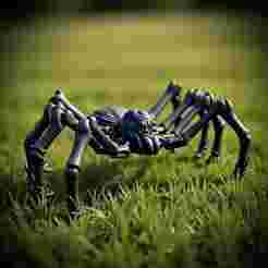 Full-Range Motion Spider Toy - Print-in-Place Articulation