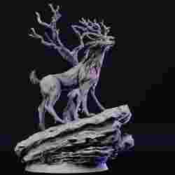 Cervine Fox | Mythical Fox Deer