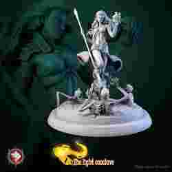 Pey-Ta Bringing the Dawn exorcist mage 32mm and 75mm pre-supported